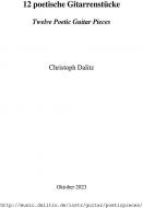 12 poetische Gitarrenstücke 