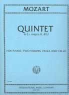 Quintet in E flat major, K. 452 