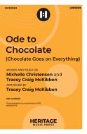 Ode to Chocolate (Chocolate Goes on Everything) 