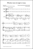 Whether men do laugh or weep 