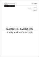 A ship with unfurled sails 