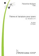 Thème et Variations für Klavier op. 104 