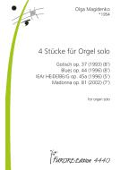 4 Stücke für Orgel solo 