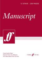 200-page A4 Manuscript Pad, 12-stave 