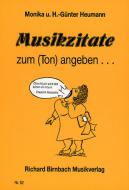 Musikzitate zum (Ton) angeben 