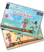 Blockflöte lernen mit Lotti & Ben 1 + 2 (im Set) 