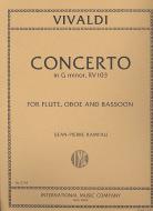 Concerto in G minor, RV 103, for Flute, Oboe & Bassoon 