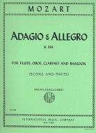Adagio and Allegro, K. 594 for Flute, Oboe, Clarinet & Bassoon 