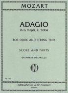 Adagio, K. 580a for Oboe & String Trio 