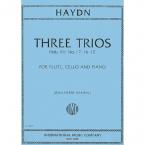 Three Trios (F,D,G) For Flute, Cello & Piano 