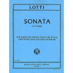 Sonata in G major for Flute (or Violin), Viola (or Cello) & Piano (with 2nd Cello ad lib.) 