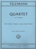 Quartet in E minor for Flute, Violin, Cello & Piano 