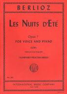 Les nuits d'eté op. 7 für tiefe Stimme 