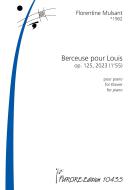 Berceuse pour Louis op.125 