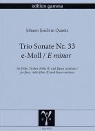 Trio Sonate Nr. 33 e-Moll 