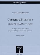 Concerto all'unisono A-Dur 