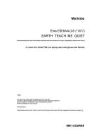 Earth Teach Me Quiet 