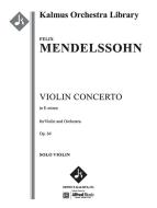 Concerto for Violin E min Op 64 