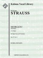 Morgen from Four Songs, Op. 27/4 [composer's transcription in G] 