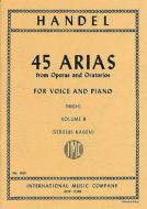 45 Arien aus Opern und Oratorien 2 für hohe Stimme 