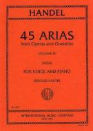 45 Arien aus Opern und Oratorien 3 für hohe Stimme 