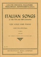 Italian Songs of the 17th and 18th Centuries Vol. 1 Medium 