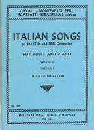 Italian Songs of the 17th and 18th Centuries Vol. 2 Low 