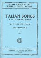 Italian Songs of the 17th and 18th Centuries Vol. 2 Medium 