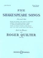5 Shakespeare Songs op. 23 