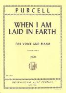 When I am Laid in Earth for High Voice 