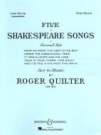 5 Shakespeare Songs op. 23 