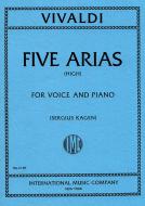 Five Arias for High Voice 