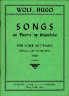 52 Songs On Poems by Mörike Vol. 3 High Voice 
