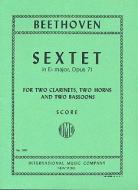 Sextet in E flat major, Op. 71 For 2 Clarinets, 2 Horns & 2 Bassoons 