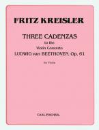 Three Cadenzas To The Violin Concerto 