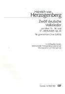 12 deutsche Volkslieder aus dem 15., 16. und 17. Jahrhundert op. 35 Download