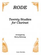 Twenty Studies For Clarinet 