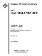 Vocalise, Op. 34, No. 14 in E minor 