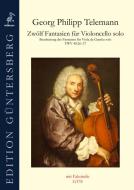 12 Fantasien für Violoncello solo TWV 40: 26–37 