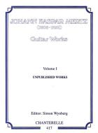 Guitar Works Vol. 1: Unpublished Works I 