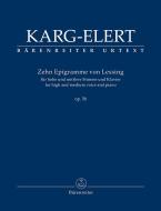 Zehn Epigramme von Lessing op. 56 Standard