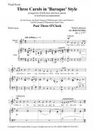 Three Carols in Baroque Style 