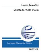 Sonata for Solo Violin 