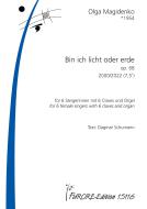 Bin ich licht oder erde 