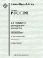 La Rondine: Parigi! E la Citta dei Desideri (Romanza di Ruggero; second version, 1920) 