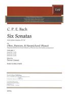 6 kleine Sonaten 1 - Sonaten 1-3 für Oboe, Fagott und Klavier 