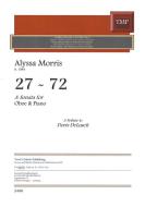 27 - 72. A Sonata for Oboe and Piano 