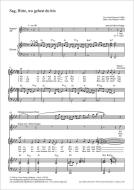 Sag, Hirte, wo gehest du hin Standard