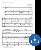 Sag, Hirte, wo gehest du hin Download