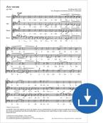 Ave verum op. 166,1 Download